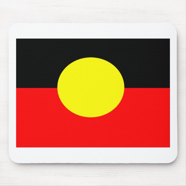 aboriginal-Flag Mouse Pad (Front)