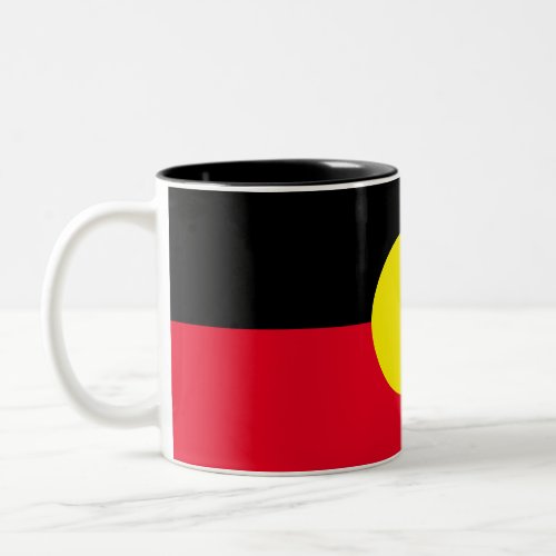 Aboriginal flag mug