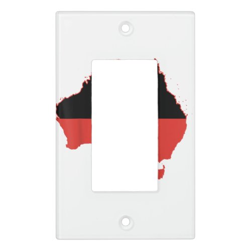 Aboriginal Flag T Shirt Australia Flag Gift for Au Light Switch Cover