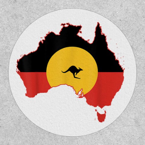 Aboriginal Flag T Shirt Australia Flag Gift for Au Patch