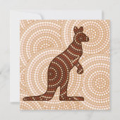 Aboriginal kangaroo dot painting (Back)