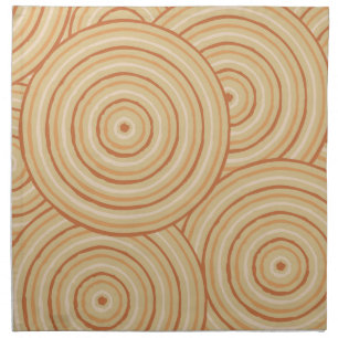 Aboriginal line painting napkin