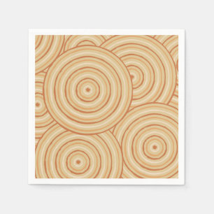 Aboriginal line painting napkins