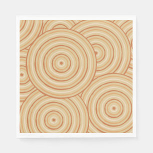 Aboriginal line painting napkins
