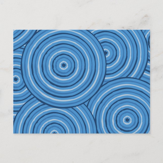 Aboriginal line painting postcard (Front)