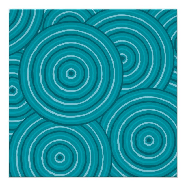 Aboriginal line painting poster (Front)