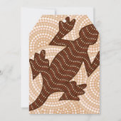 Aboriginal lizard dot painting (Front)