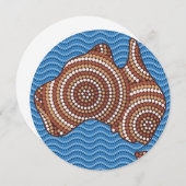 Aboriginal map dot painting (Front/Back)