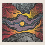 Aboriginal One Scarf<br><div class="desc">Graphic design, digitally created using vector and pixel based applications, enhanced with graphic artistic methods by Gary Grayson from Arlington, Texas.</div>
