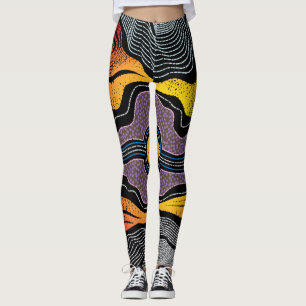 Aboriginal Pattern-1 Leggings