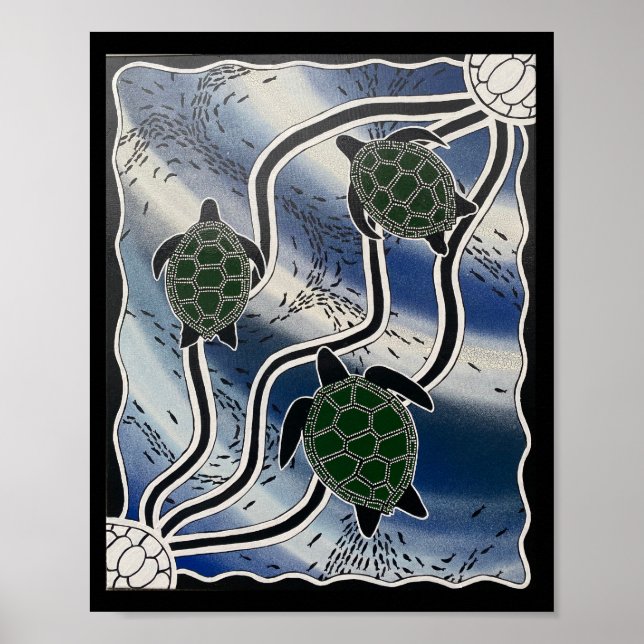Aboriginal sea turtle print (Front)