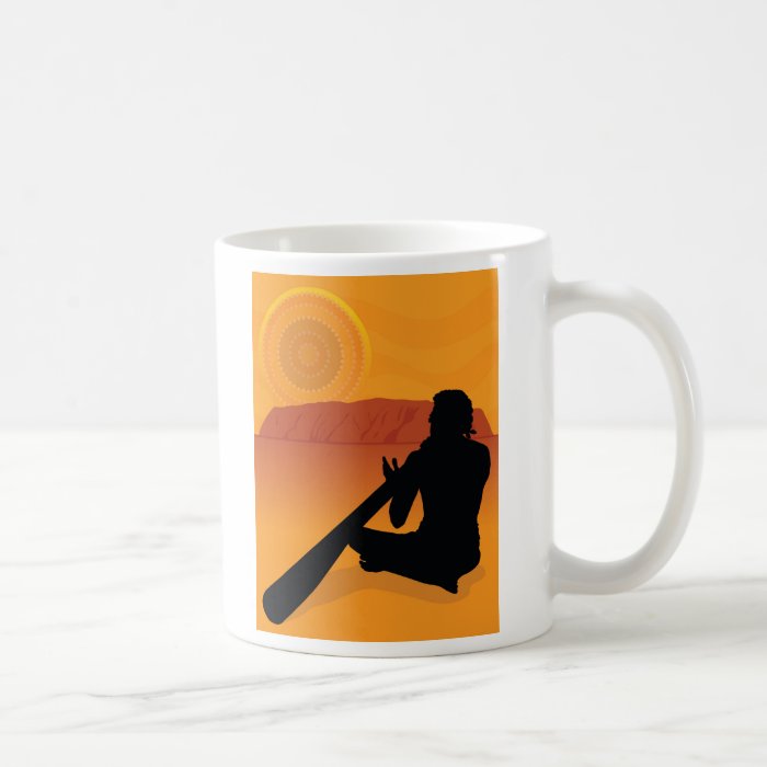 Aboriginal Silhouette Coffee Mug