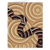 Aboriginal snake dot painting (Front)