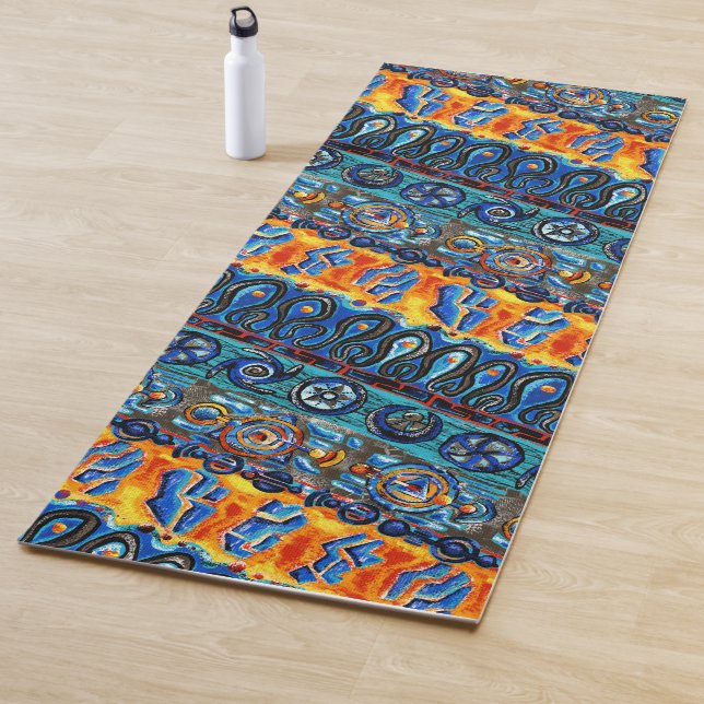 Aboriginal Spiritual Yoga Mat (In Situ)