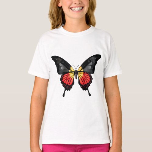Aboriginal Swallowtail Butterfly Flag Sticker T_Shirt