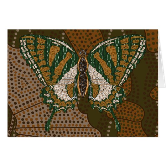 Aboriginal Swallowtail Card (Front Horizontal)