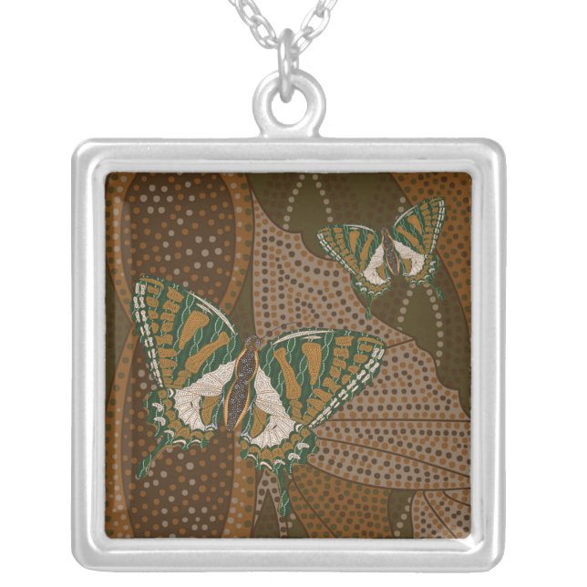 Aboriginal Swallowtail Necklace (Front)