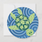 Aboriginal turtle dot painting (Front)