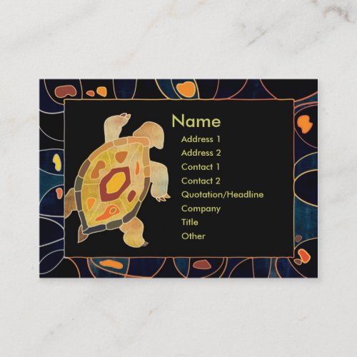 Aboriginal Turtle Professional Business Cards