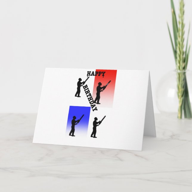 Aborist Tree surgeon Birthday present gift. Card (Front)