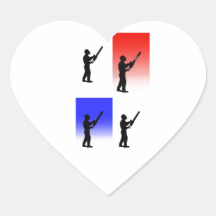 Aborist Tree surgeon christmas present gift Heart Sticker