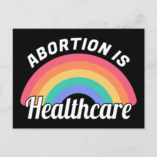 Abortion Is Healthcare I Postcard