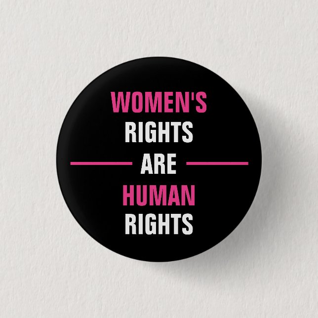 Abortion Rights Feminist Women Roe v Wade Button (Front)
