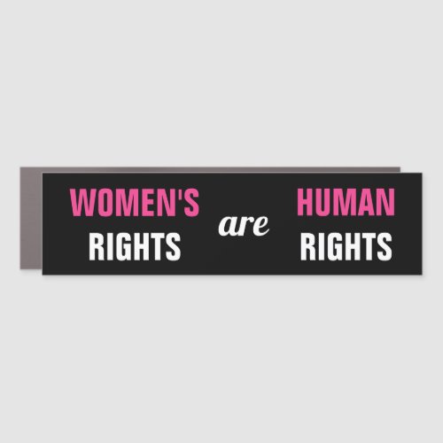 Abortion Rights Feminist Women Roe v Wade Car Magnet