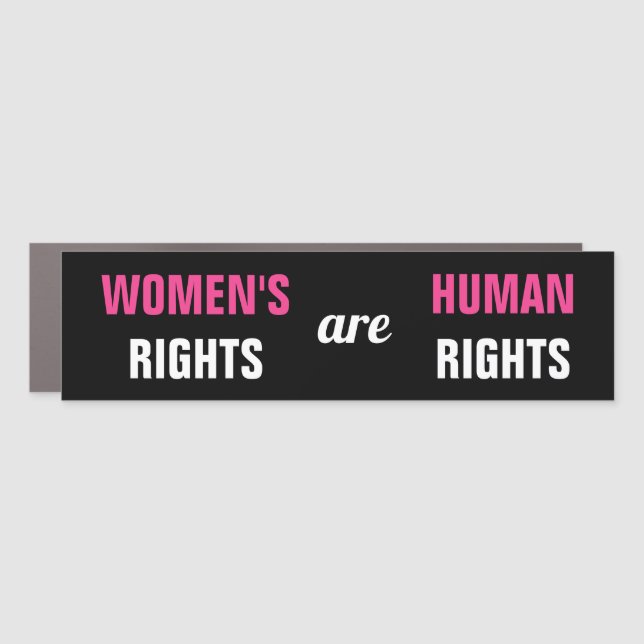 Abortion Rights Feminist Women Roe v Wade Car Magnet (Front)