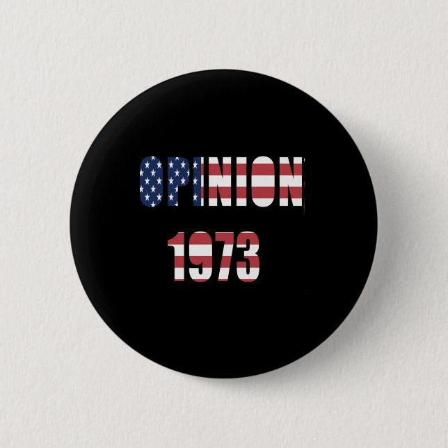 Abortion Rights Opinion Fun   Button (Front)