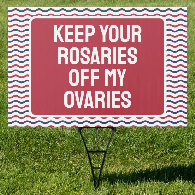 Abortion Rights Women Sign (Insitu)