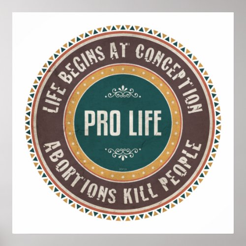 Abortions Kill People Poster