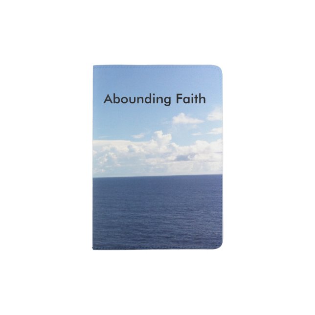 Abounding Faith Passport Holder (Front)