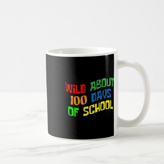 About 100 Days School 100th Day Teacher Student Ki Coffee Mug (Right)