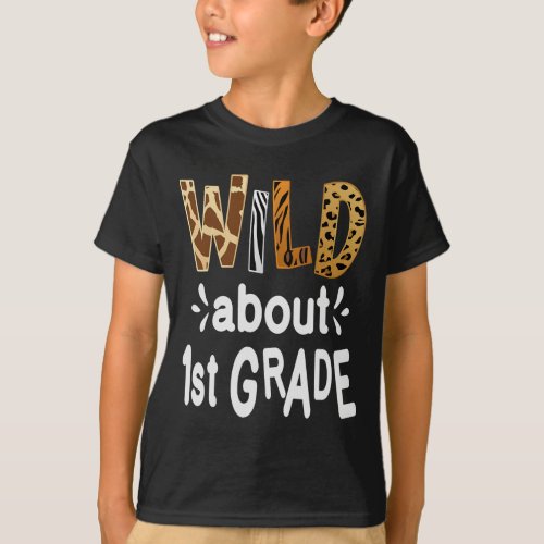 About 1st Grade Welcome Back To School First Day O T_Shirt