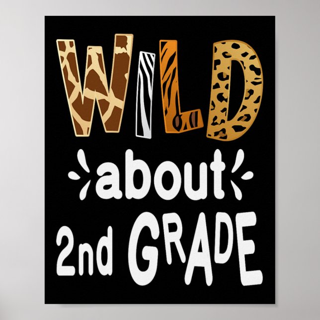 About 2nd Grade Welcome Back To School First Day O Poster (Front)