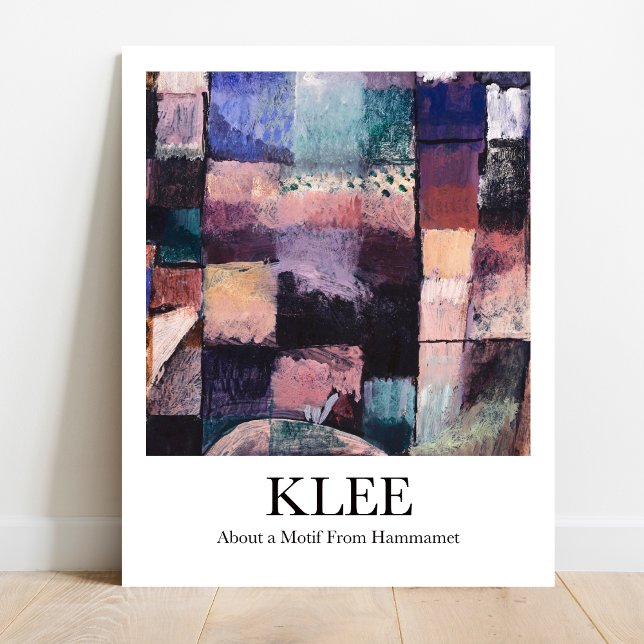 About a Motif From Hammamet by Paul Klee Poster (Klee's masterpiece "About a Motif From Hammamet" on YOUR wall!  Museum-quality poster)