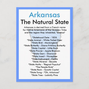 About Arkansas Postcard