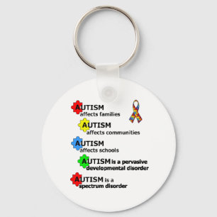 ABOUT AUTISM KEYCHAIN