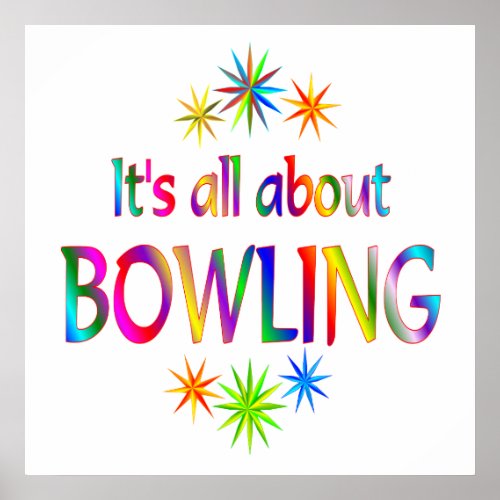 About Bowling Poster