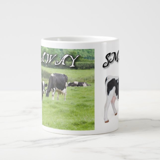 About Cows Large Coffee Mug (Front)
