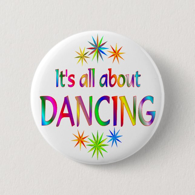 About Dancing Pinback Button (Front)