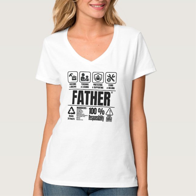 About Father - Father's Day T-Shirt (Front)
