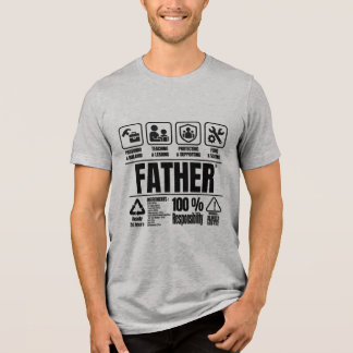 About Father - Father's Day Tri-Blend Shirt