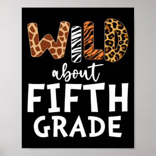 About Fifth Grade Teacher Students Back To School  Poster