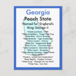 About Georgia Postcard at Zazzle