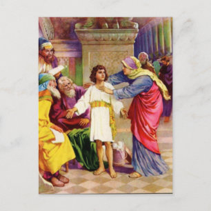 About His Father's Business Postcard