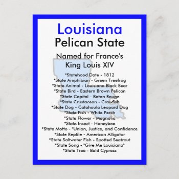 About Louisiana Postcard by archemedes at Zazzle