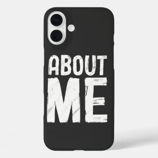 About me motivation  iPhone 16 plus case