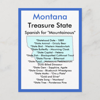 About Montana Postcard